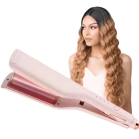 2 Barrels Wave Curling Iron Ceramic Hair Curler Deep Wavy Curler 25mm Waver Women Egg Rolls Ripple R