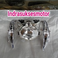 revektor depan lampu depan berikut sen motor beat karbu