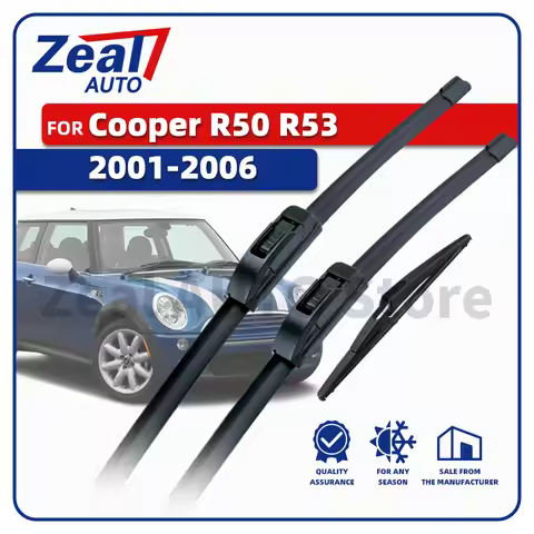 LHD Front Rear Wiper Blades For Mini Cooper R50 R53 2001-2006 2002 2003 2004 2005 3x Windshield Wind