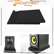 BACKSTREET Studio Monitor Isolation Pads, Black Soundproof Speaker Isolation Pads, Shockproof High D