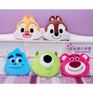 台灣Disney毛公仔 大頭抱枕 攬枕 cushion 咕𠱸 Chip n Dale 奇奇蒂蒂 鋼牙與大鼻 反斗奇兵 毛毛 Toy Story 大眼仔 勞蘇 Lotso 台灣直送 台灣廸士尼代購