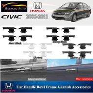 HermanAuto Honda Civic FD 2006-2011 Car Handle Bowl Frame Cover Accessories