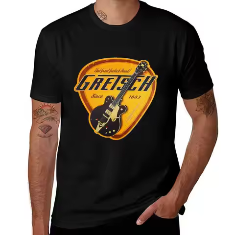 Vintage Gretsch Legendary Guitar pick - plectrum 1962 Country Gentleman T-Shirt Anime t-shirt custom