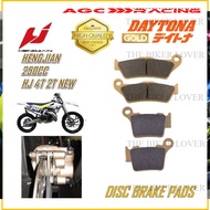 HENGJIAN DISC BRAKE PADS HENGJIAN 250CC HJ 2T V2 250CC HJ 4T V2 DIRT BIKE GOLD QUALITY BKL