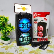 SALON AKTIF WIRELESS SUPER BASS UKURAN JUMBO GRATIS 2 MIC KARAOKE DAN REMOTE EXTRA BASS RADIO FM