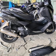 Original DST Racing standard racing exhaust for Nmax neo and Nmax turbo inlet 38mm and 50mm Original