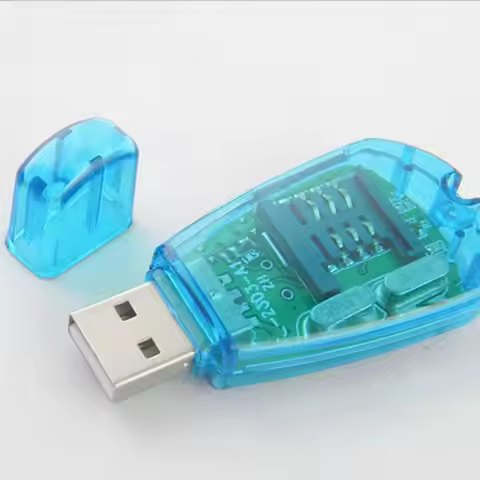 Professional Blue Standard USB Cloner Portable Writer Edit SMS Card Reader Copy Cellphone SIM