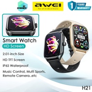Awei H21 Smart Watch 2.01 Inch Full Screen Sport Watch Sleep Montitoring Sports Awei Smartwatch IP65