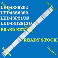 BRAND NEW TCL 43 INCH LED TV BACKLIGHT LED43S6202 LED43S6200 LED43P21US LED43D2913D