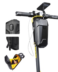 Scooter Handlebar Storage Bag with USB Charging Port, Adults Electric Scooter Front Bags for Ninebot