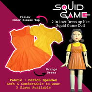 Dress up like Squid Game Doll Costume