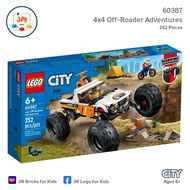 LEGO City 60387 4x4 Off-Roader Adventures (252 Pieces) สำหรับเด็กอายุ 6 ปีขึ้นไป Brick Toy ตัวต่อ เล