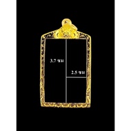 Buddha Amulet Frame Somdej Italian Gold Work
