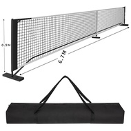 แพ็คเกจ Pickleball Net Frame Portable Outdoor Indoor Professional Mobile Pickleball Net Stand Badmin