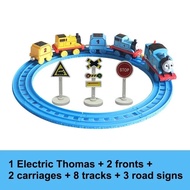 🇸🇬【Genuine sale】Perfect 40pcs Thomas and Friends Train Set with Metal Cars Tracks Set Alloy Magnetic