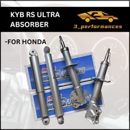 KYB RS ULTRA Absorber Honda Jazz GK GE City GM2 GM6 Civic FC FD HRV 12-21