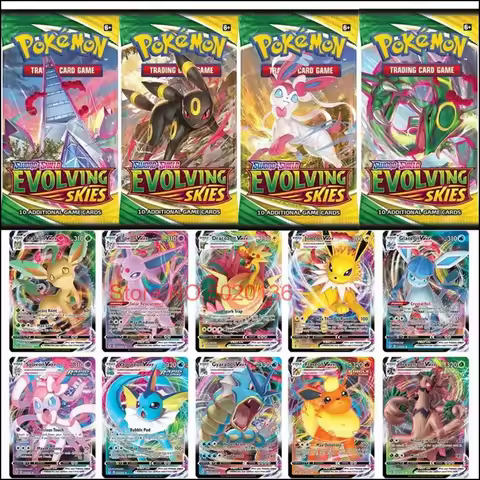Pokemon Sword and Shield Evolving Skies Booster Cards Display Box - 36 Packs