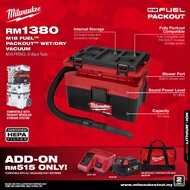 Milwaukee M18 FUEL PACKOUT Wet/Dry Vacuum M18 FPOVCL-0