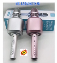 [Cực Phẩm Live Stream] Micro Bluetooth Hát Karaoke Không Dây YS-88 Giá Rẻ Nghe Nhạc Cực Hay Âm Bass 