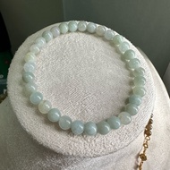 Natural Jadeite Jade Bracelet 6mm 💎Eudora Jewellery
