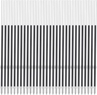 4.53 Inch Retractable Ballpoint Pen Refills, 1 mm Medium Tip Ink Pen Refills for Click Pens (Length 