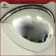 [SONONIA] Half Dome Mirror Half Convex Mirror Wall Mount Blind Spots Security 180 Degree