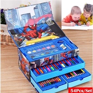 54pcs Frozen Kids Painting Pen Colour Crayon Marker Pencil Drawing Art Set Color