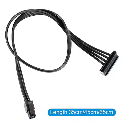 Small Mini 4Pin to One/Two/Three SATA Socket HDD SSD Hard Disk Drive Power Supply Cable For HP Deskt