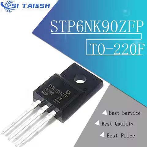 5PCS STP6NK90ZFP TO-220F STP6NK90Z P6NK90ZFP STP4NK60ZFP STP5NK80ZFP STP6NK60ZFP STP7NK80ZFP P4NK60Z