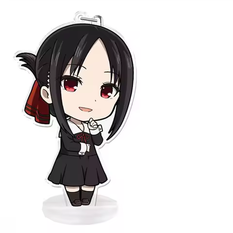 6CM Charm Anime Kaguya-sama: Love Is War Acrylic Keychain Model Cosplay Characters Ornament Accessor