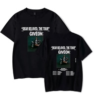 Giveon Dear Beloved The Tour T-Shirt Merch Wanita/Lelaki Uniseks Lengan Pendek Tshirt Streetwear