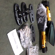 TOMOX CNC MIRROR FOR ALL MOTORCYCLES AND CAN BE USED FOR FEILING MOTORCYCLES