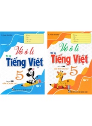 Combo Vở Ô Li Bài Tập Tiếng Việt 5 - Tập 1 + 2 (Bám Sát SGK Chân Trời Sáng Tạo) (Bộ 2 Cuốn) COMBO VỞ