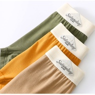 Spring Women's Antibacterial Underwear Simple Multicolor Mid-Waist Girls Breathable Comfortable Wome