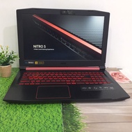 Laptop Gaming Acer Nitro 5 i7 RAM 8GB SSD+HDD GTX 1050 4GB Mulus