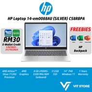 HP 14-em0088AU / 15-fc0421AU Silver / HP 15-fc0420AU Gold ATHLON-7120U AMD 8GB 512GB SSD 14" / 15.6"