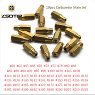 ZSDTRP 10pcs Carburetor Main Jet M5 Thread for BD CRS FCR FCR-MAX PD PE PJ PWK PWM Carbs Injector No