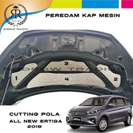 Peredam Kap Mesin Mobil All New Ertiga / Cutting Pola Busa Alumunium Peredam Panas Kap Mesin Mobil E