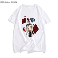 Alice In Borderland Emblem Oversized Tshirt Men T Shirts Fashion Japanese Anime T-shirt Four Seasons