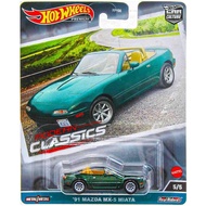Hot Wheels Premium Car Culture Modern Classics '91 Mazda MX-5 Miata HKC68