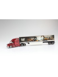 DM 1: 50 CAT Peterbilt 579 Trailer Carter Mural Container Truck Alloy Model 85665