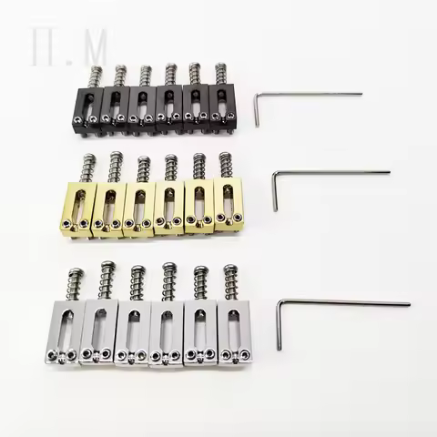Guitar Bridge Vacuum Electroplating 10.5/10.8mm String Spacing Electric Guitar Bridge Code String Bl