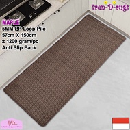 Tren-D-rugs Keset kaki motif alas lantai kamar mandi dapur panjang anti slip 57 cm x 150 cm - NMs