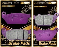 Carbon Fiber Brake Pads Lefossi Motorcycle Front and Rear Braking Pads Aftermarket Part for Harley D