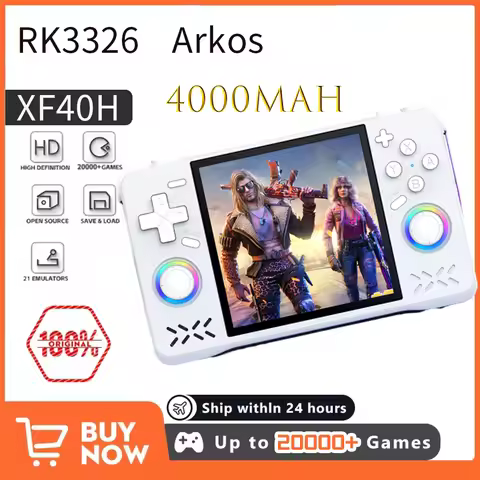 Open Source XF40H Retro Handheld Game Console Portable Pocket Video Player 4.0" Video Classic Games 