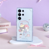 酷洛米與美樂蒂天使防摔透明SAMSUNG手機殼
