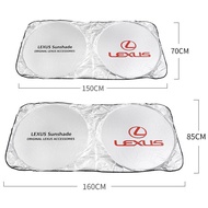 Car Windshield Sun Shade Sunshade For Lexus UV Protect Car Cover ES240 ES250 RS250 ES350 RX 200T RX270 RX350 GS250 LX570 IS300h IS250