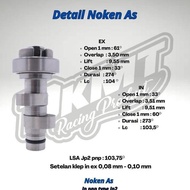 Camshaft Racing Cam Yamaha Jupiter Z Vega R R Rra Pnp 7 Dkmt Racing Original