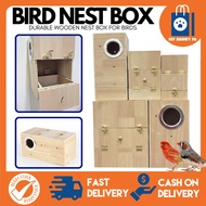 Wooden Nest Box Bird House Budgie Breeding Mating Box for Lovebirds Cockatiel Nest Box