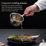 【SEBG】 Mini Oil Pot 410 Stainless Steel 100ml Small Saucepan Butter Warmer Pan Hot